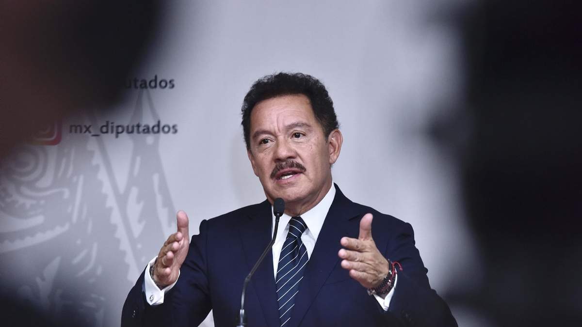El presidente de la Jucopo en San Lázaro, Ignacio Mier
