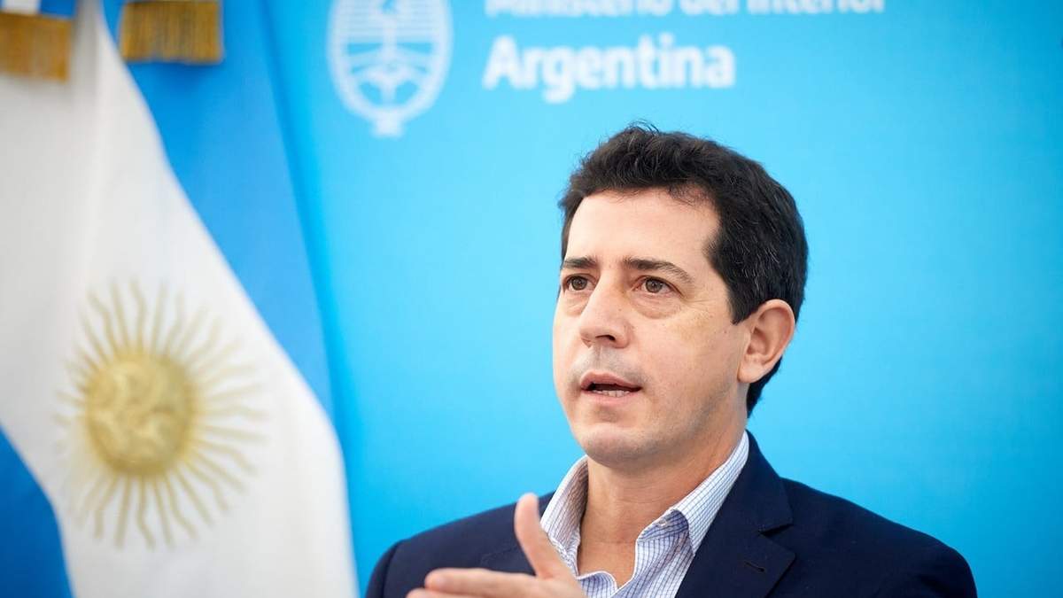 El ministro del Interior, Eduardo “Wado” de Pedro. Fuente: (Twitter)
