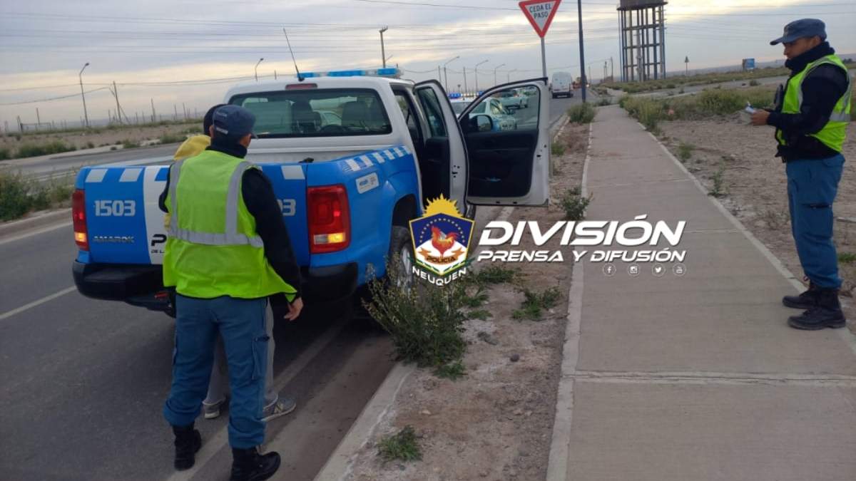 Detención de un joven con pedido de captura. Fuente: (Policía de Neuquén)