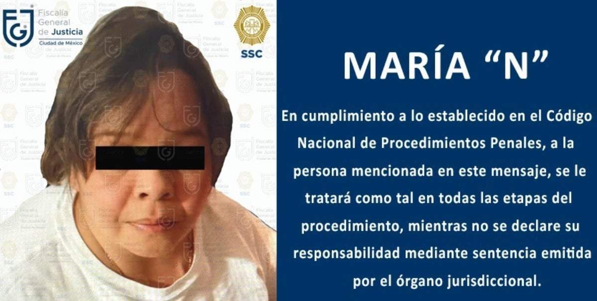 María "N", detenida en la Guerrero