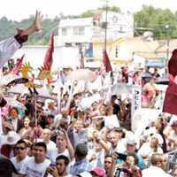 'Es momento de que la ciudadanía llegue al poder”: Delfina Gómez (Video)