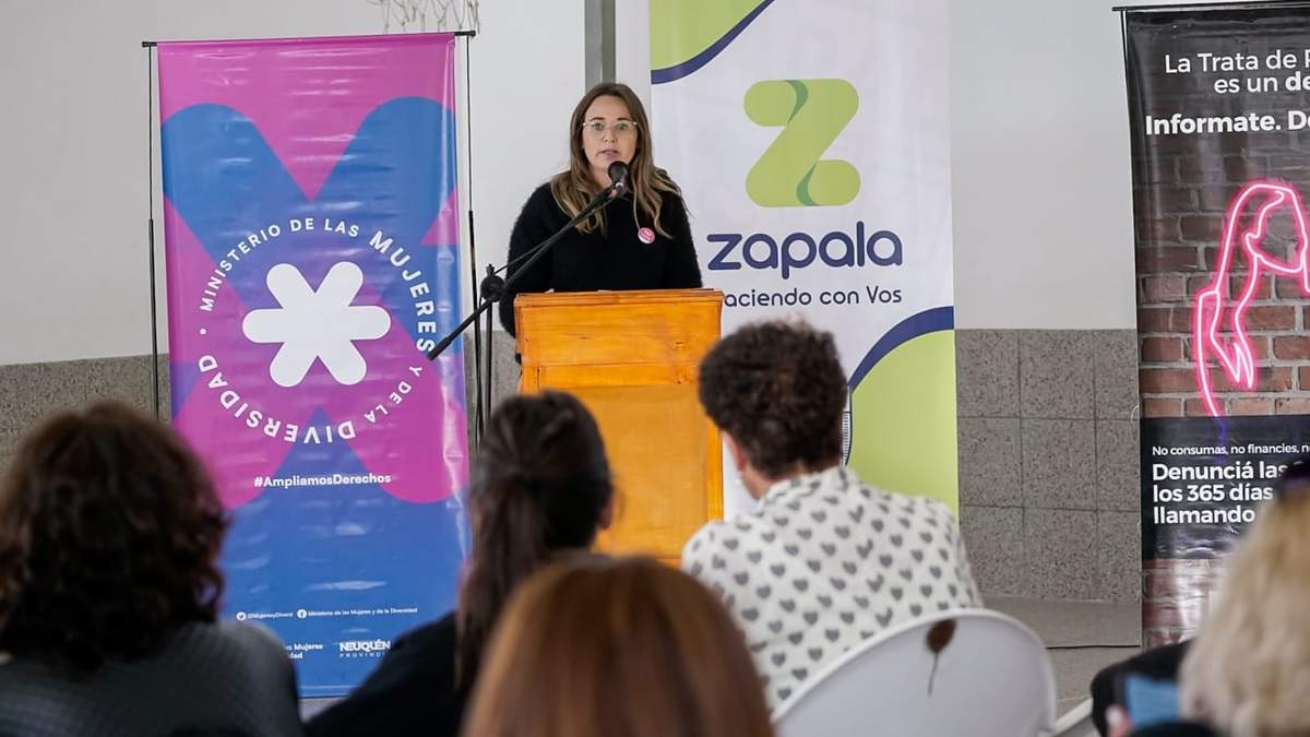 María Eugenia Ferrareso, ministra de Mujeres y Diversidad de Neuquén. Fuente: (Twitter)