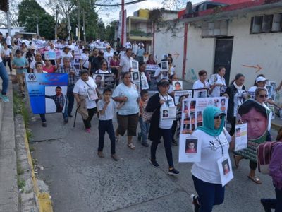 ¡Basta ya de guerra, queremos la paz!, clama Brigada Nacional de Desaparecidos en Veracruz