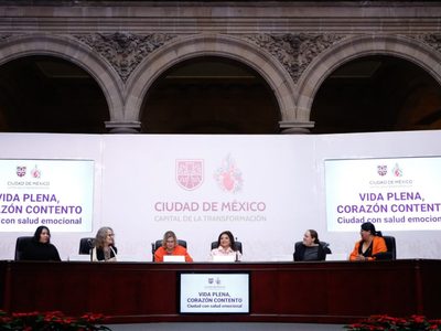 Clara Brugada presentó el Programa de Salud Mental para la CDMX