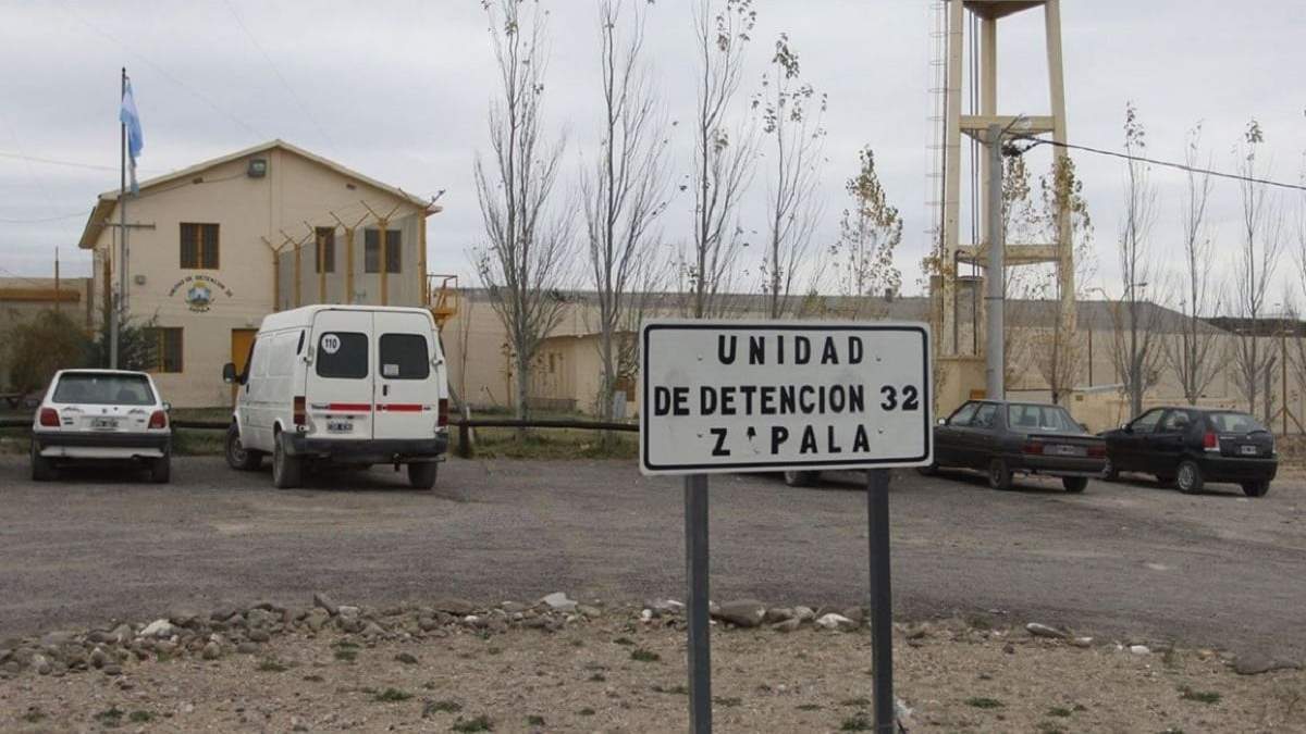 El criminal se encuentra alojado en la Unidad de detención 32 de Zapala. Fuente: (LMNqn)