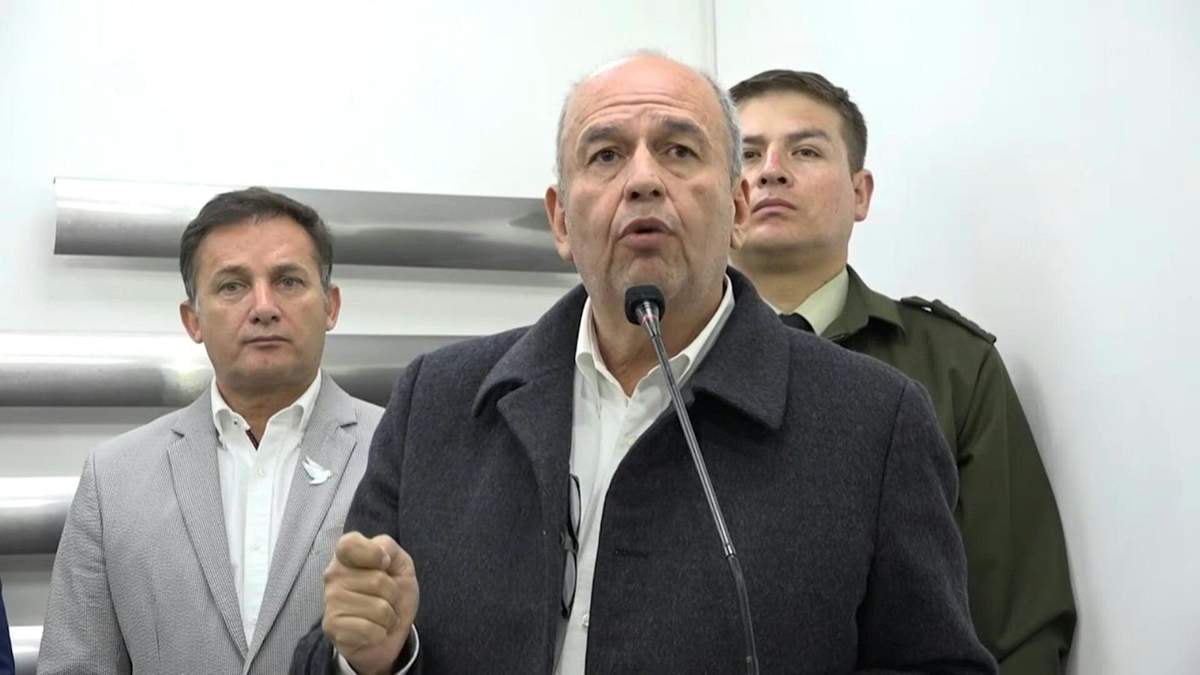El ministro de Gobierno de Bolivia, Arturo Murillo. Fuente: (Twitter)