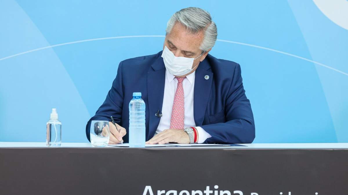 Alberto Fernández, presidente de la Nación. Fuente: (Twitter)