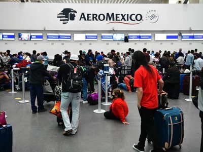 Aeroméxico y Viva Aerobus cancelan otros 39 vuelos desde el AICM