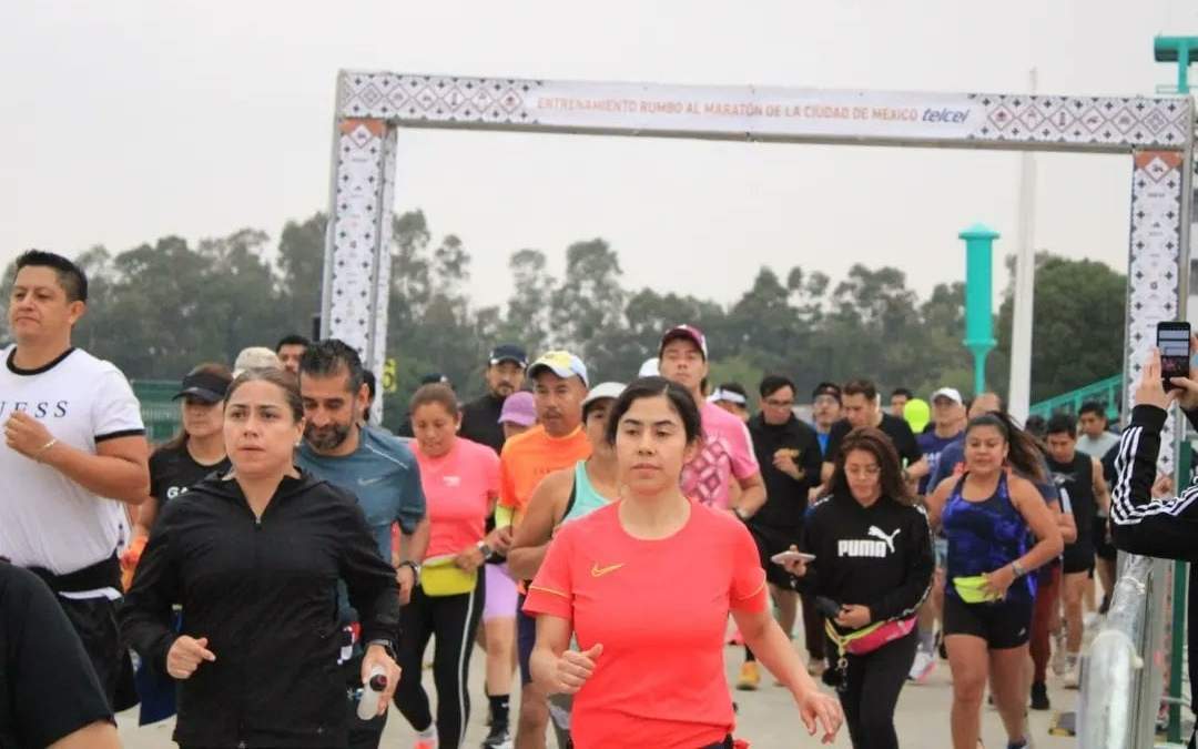 Entrenamiento rumbo al Maratón de la Ciudad de México 2024
