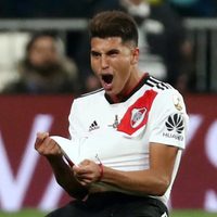 La chicana de Exequiel Palacios a Boca