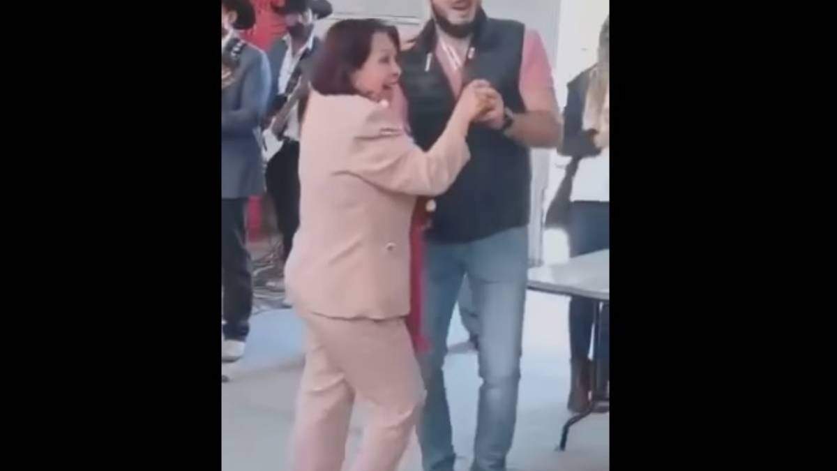 La precandidata de Morena, Celia Maya García