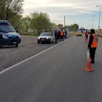 Accidente vial sobre la Ruta Provincial 7, dos personas fueron hospitalizadas