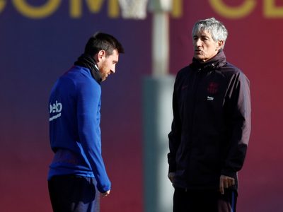 La palabra de Quique Setién post conflictos con Messi y Suárez