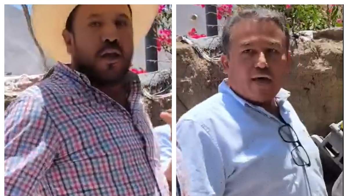 Los exlalcaldes panistas poco antes de la agresión contra las mujeres