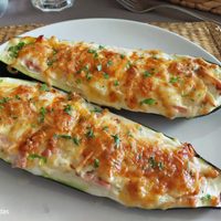 Zucchini relleno con puré de papa, jamón y queso: para comer algo bien cremoso y rico este domingo