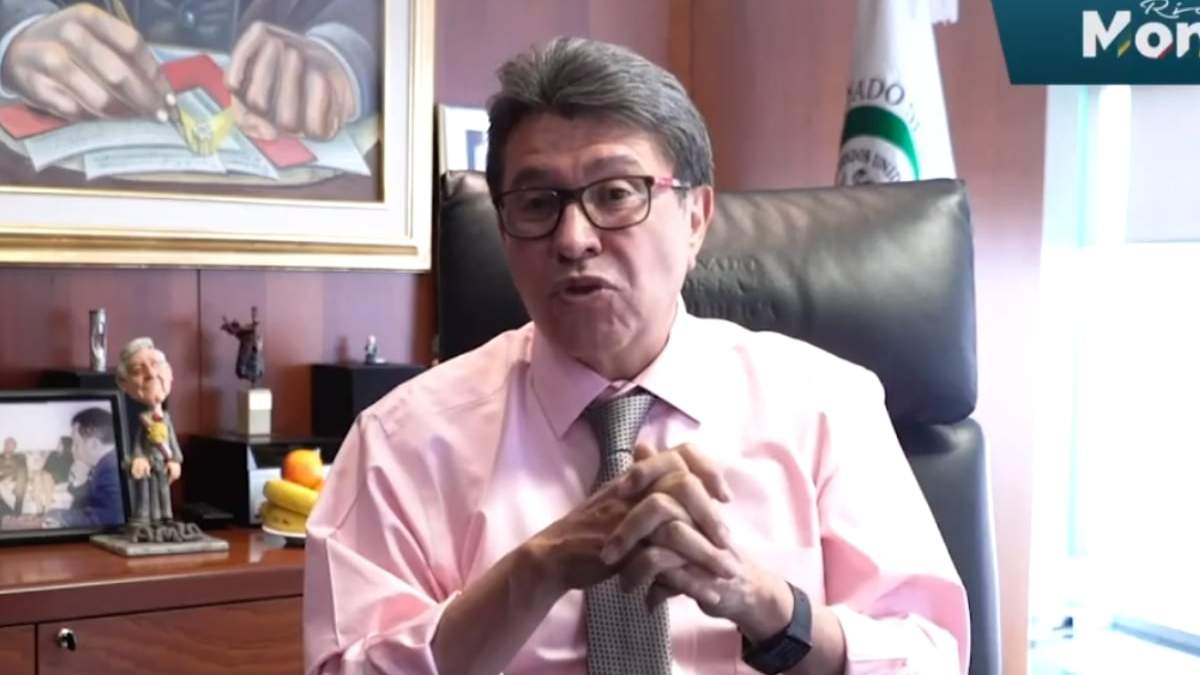 Ricardo Monreal, líder de la bancada de Morena en el Senado de la República