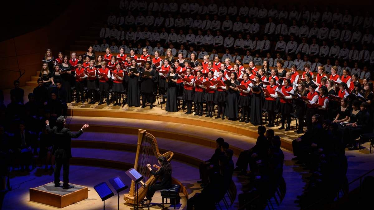 El coro infantil de Los Ángeles
