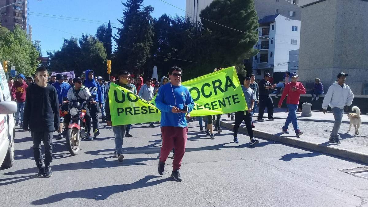 Cortes de Uocra. Fuente: (Twitter)