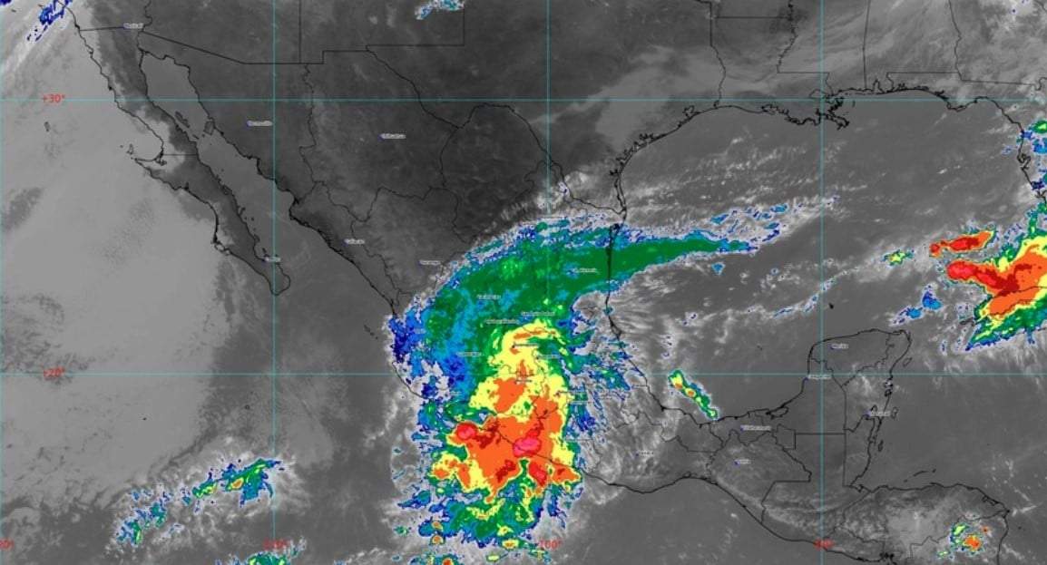"Rick" a su paso por el territorio mexicano