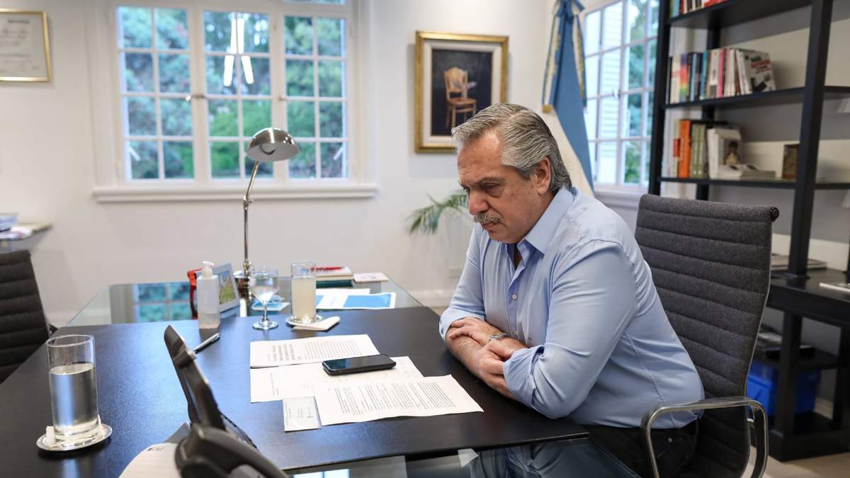 Presidente Alberto Fernández. Fuente: (Twitter)