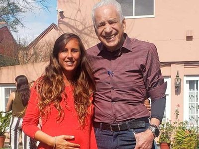 Felicidad pura: Alberto Cormillot recibió a su tercer hijo junto a Estefanía Pasquini, su esposa