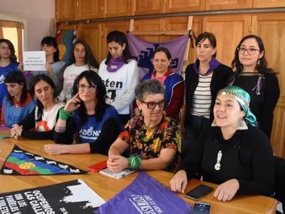 "Contra las derechas": mujeres y diversidades marchan en la capital, Zapala, Rincón y Chos Malal