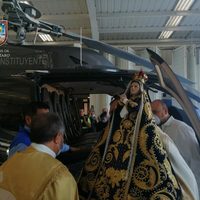 Bendicen municipios de Querétaro en helicóptero del gobierno del estado