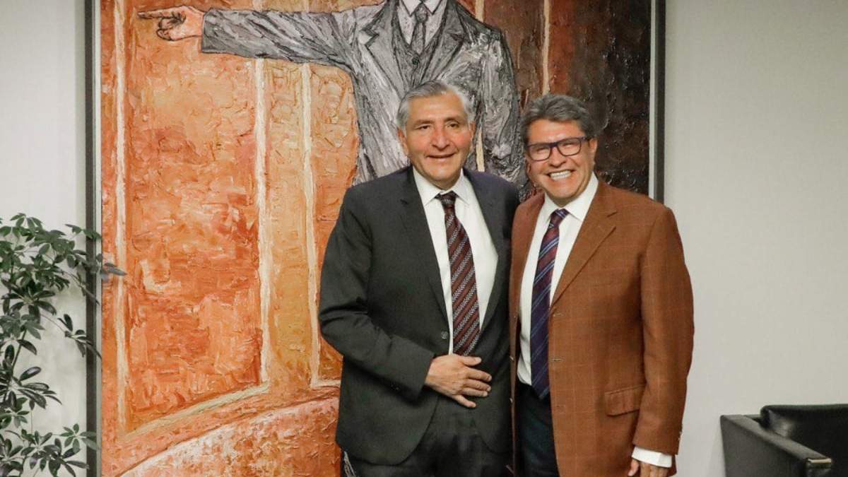 Adán Augusto López Hernández y Ricardo Monreal