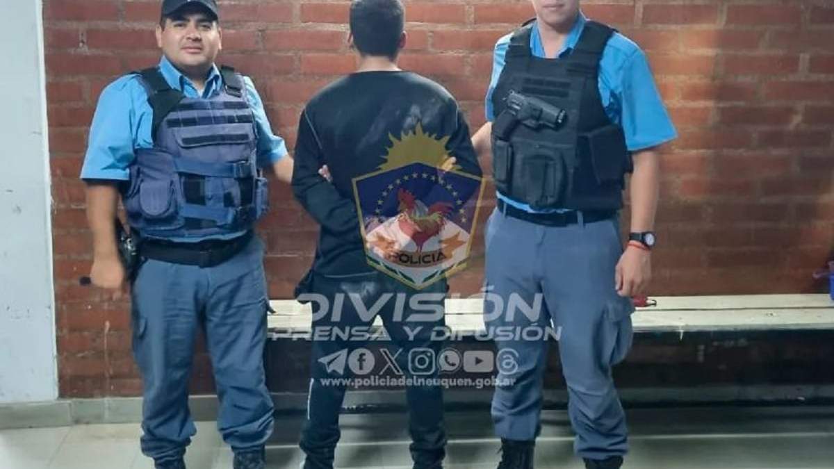 Los policías recapturaron al último de los sujetos evadidos el pasado 9 de enero. Fuente: (Policía de Neuquén)