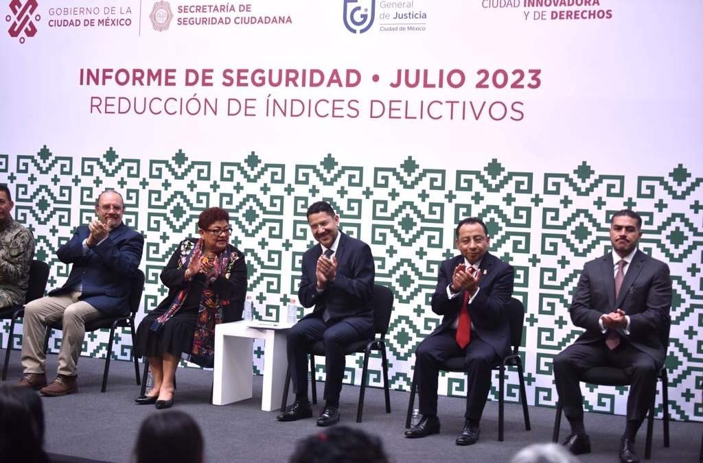 El jefe de Gobierno explicó que esos indicadores son resultado del trabajo realizado por el Gabinete de Seguridad y de la coordinación de las diferentes instancias