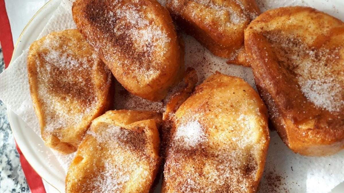 Recetas online de torrijas. Fuente: (Instagram)