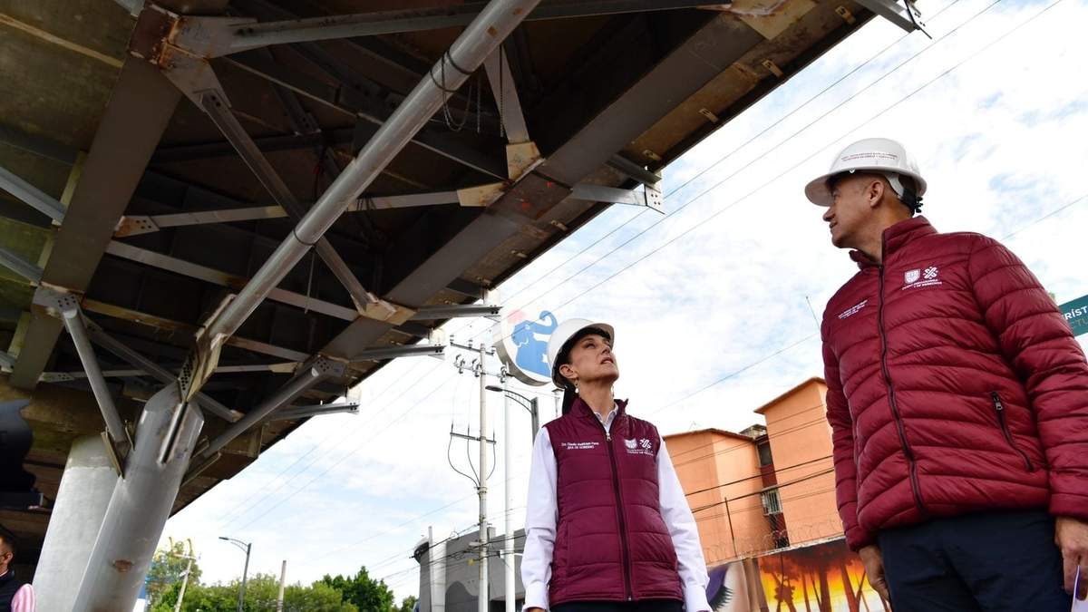 Claudia Sheinbaum en la Línea 12 del Metro
