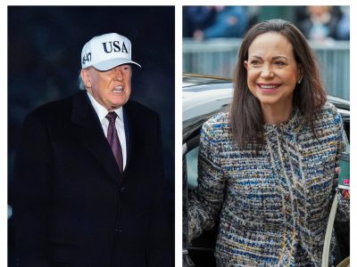 Trump se reunirá este jueves en la Casa Blanca con la opositora venezolana María Corina Machado