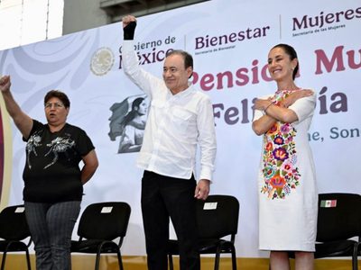 Sheinbaum y Durazo respaldan a más de 70 mil mujeres sonorenses con Pensión Bienestar