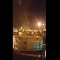 Pemex apaga un incendio en la refinería Lázaro Cárdenas en Minatitlán