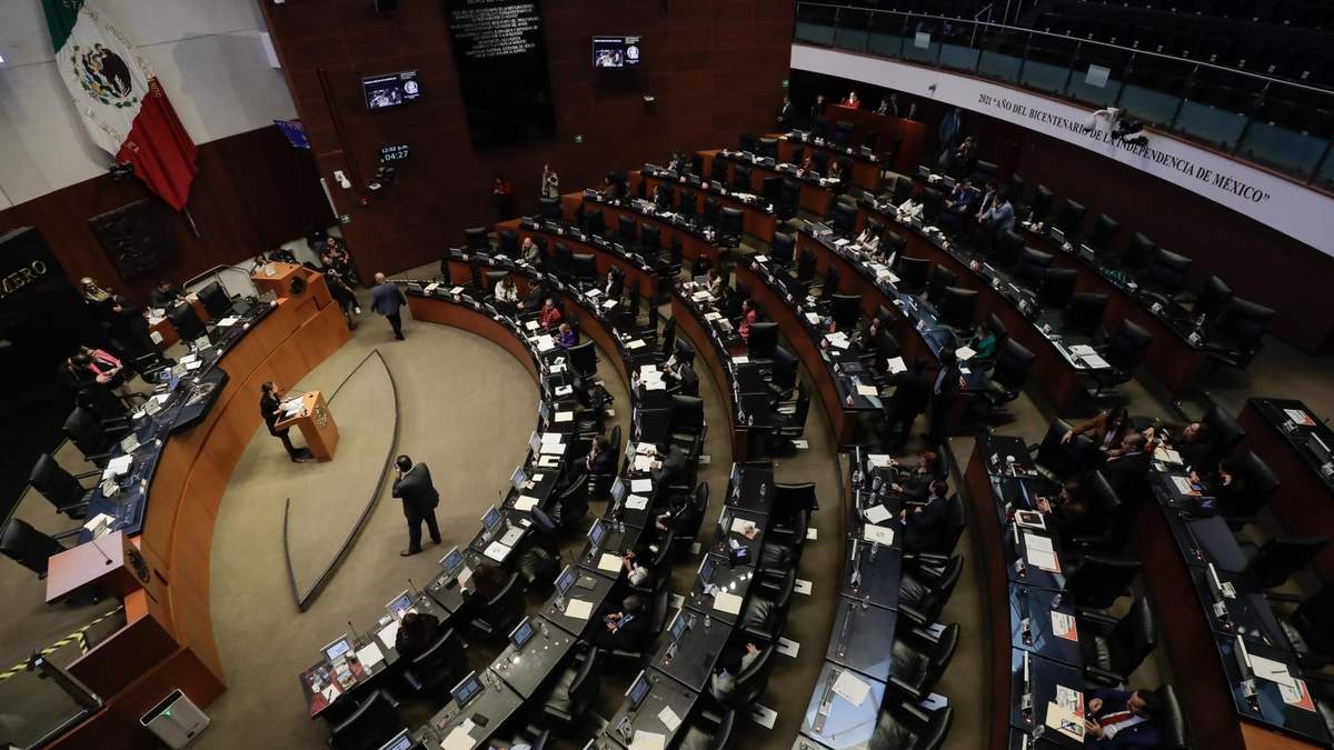 La sesión en el Senado