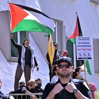 Bloqueo de manifestantes propalestinos en estacionamiento del MIT deja varias personas detenidas