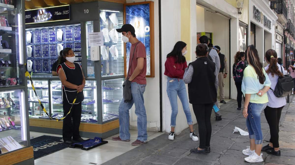 Reactivación de negocios en Puebla