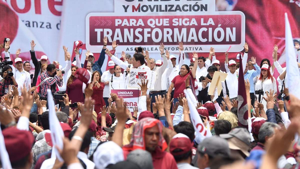 La dirigencia partidista de Morena en el cónclave del Estado de México