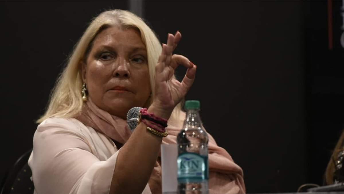 Elisa Carrió, exdiputada nacional. Fuente: (Twitter)