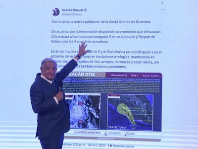 “Tuvimos suerte, el creador nos protegió”: AMLO sobre el número de muertos por Otis en Acapulco