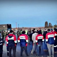 Sigue el corte en Arroyito: día clave y apoyo para los mineros de Andacollo