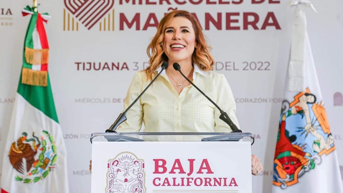 La gobernadora de Baja California