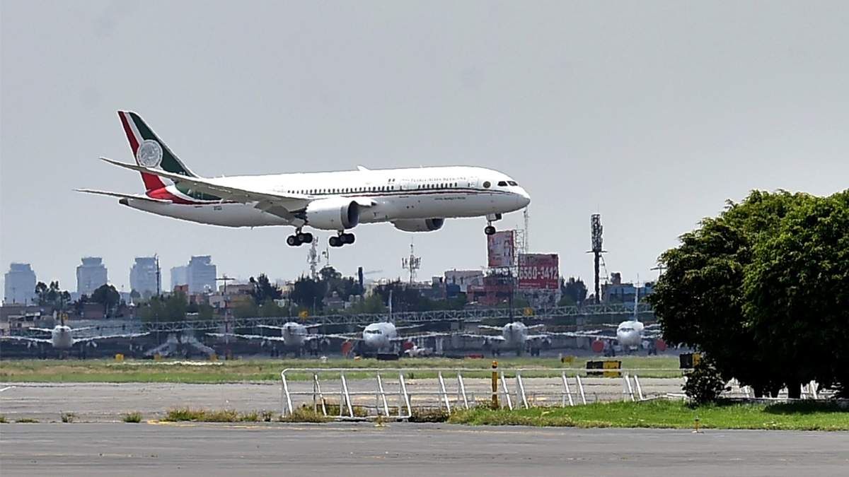 El avión presidencial “José María Morelos y Pavón”