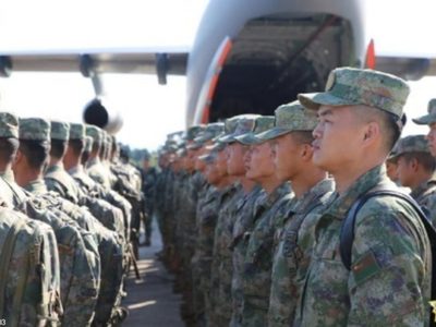 Soldados chinos llegan a Bielorrusia para realizar maniobras antiterroristas conjuntas