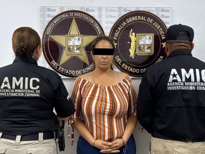 Capturan en San Luis Río Colorado a Mariana “N”, requerida en EU por tráfico de droga