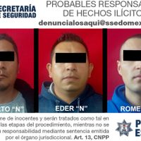 Detienen a tres policías por el delito de extorsión en el Estado de México
