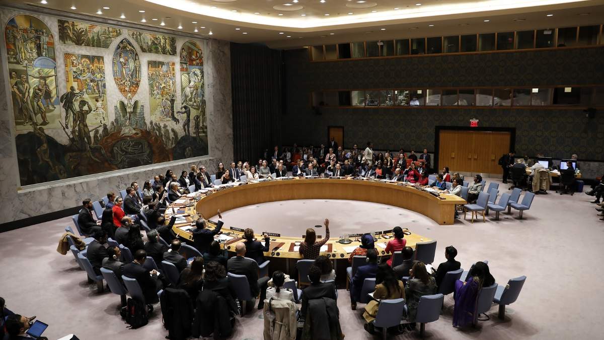 Plenaria del Consejo de Seguridad de la ONU. Fuente: (Twitter)