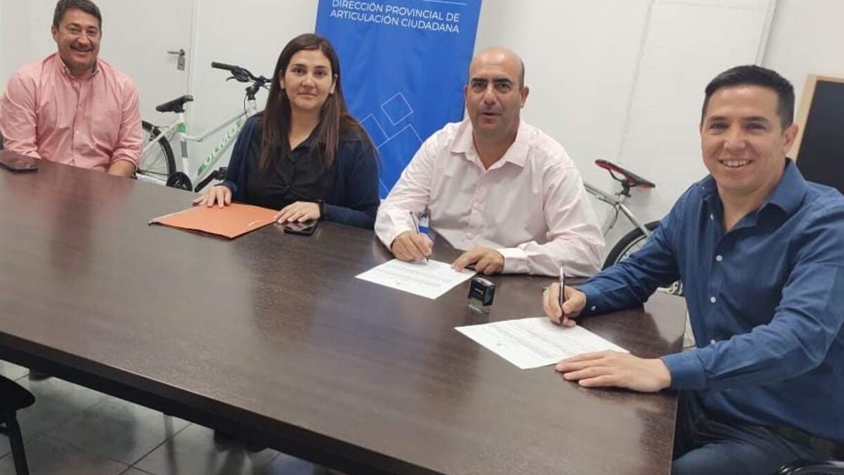 Autoridades de la Subsecretaría de Seguridad. Fuente: (Facebook).