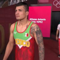 Eliminan a Alfonso Leyva en lucha grecorromana